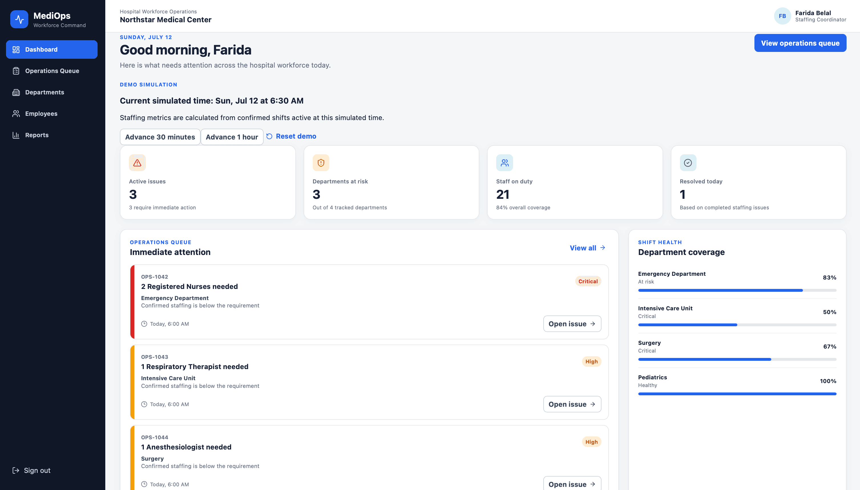 MediOps project preview